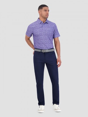 Camisa Polo Ben Sherman Broken Record Tech Jersey Sports Fit Moradas | BR5032614