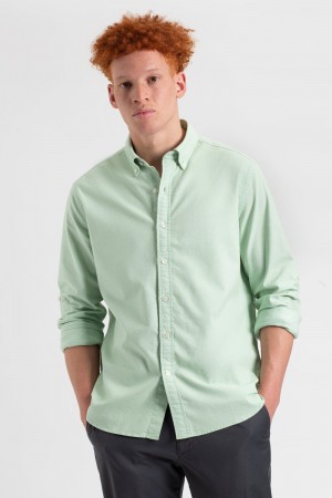 Camisas Ben Sherman St. Ives Resort Oxford Verde | VE4893610