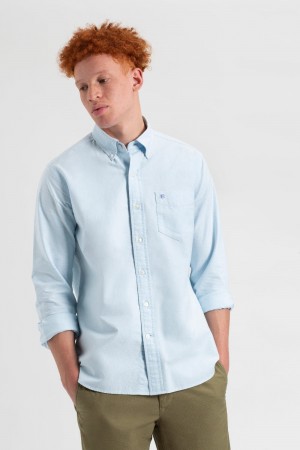 Camisas Ben Sherman St. Ives Resort Oxford Azules | BK8721036