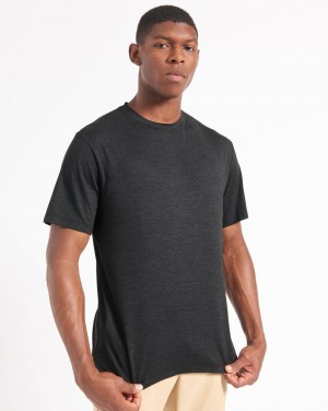 Camiseta Ben Sherman Performance Stretch Marl Negras | EC2594017