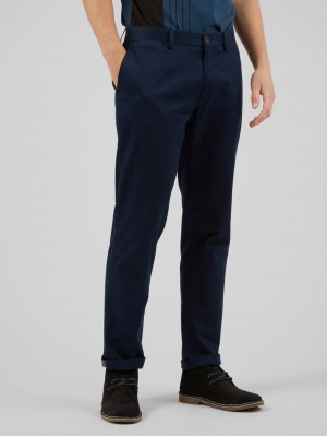 Pantalon Ben Sherman Signature Slim Stretch Chino Azul Marino | YM8629013