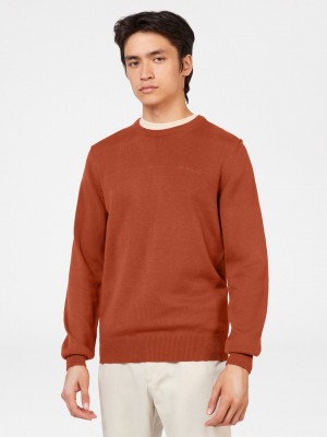 Prendas De Punto Ben Sherman Signature Crewneck Naranjas | WP1089375