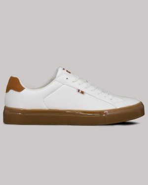 Tenis Ben Sherman Crowley Blancas Marrones | FZ3641079