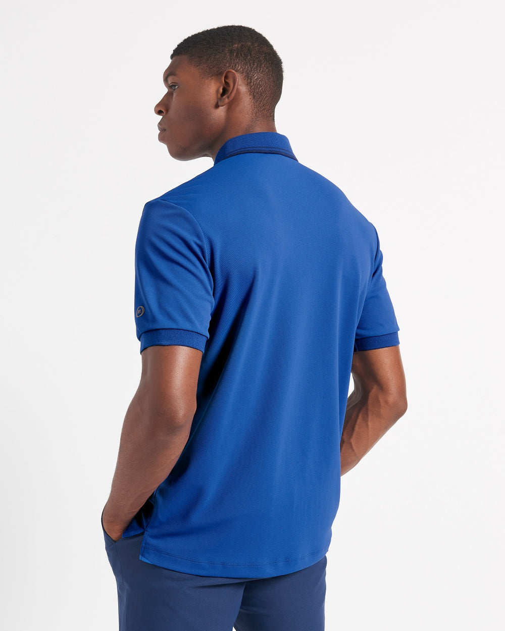 Camisa Polo Ben Sherman 360 Motion Stretch Azules Azul Real | RA0568493