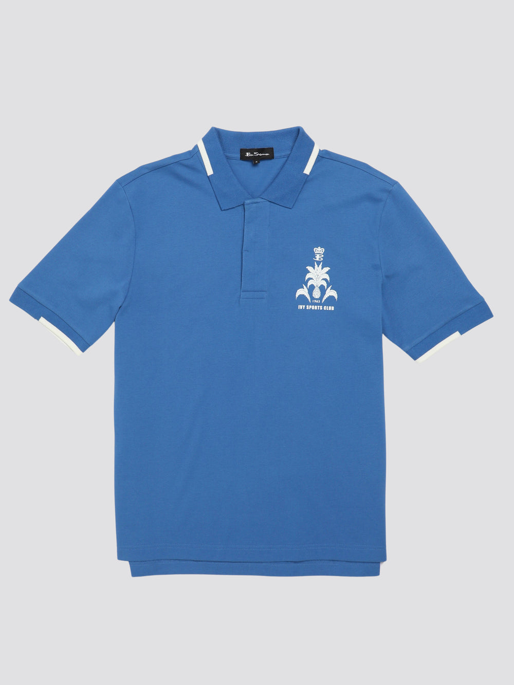 Camisa Polo Ben Sherman B by Ben Sherman Sports Club Embroidered Azules | UB6092418