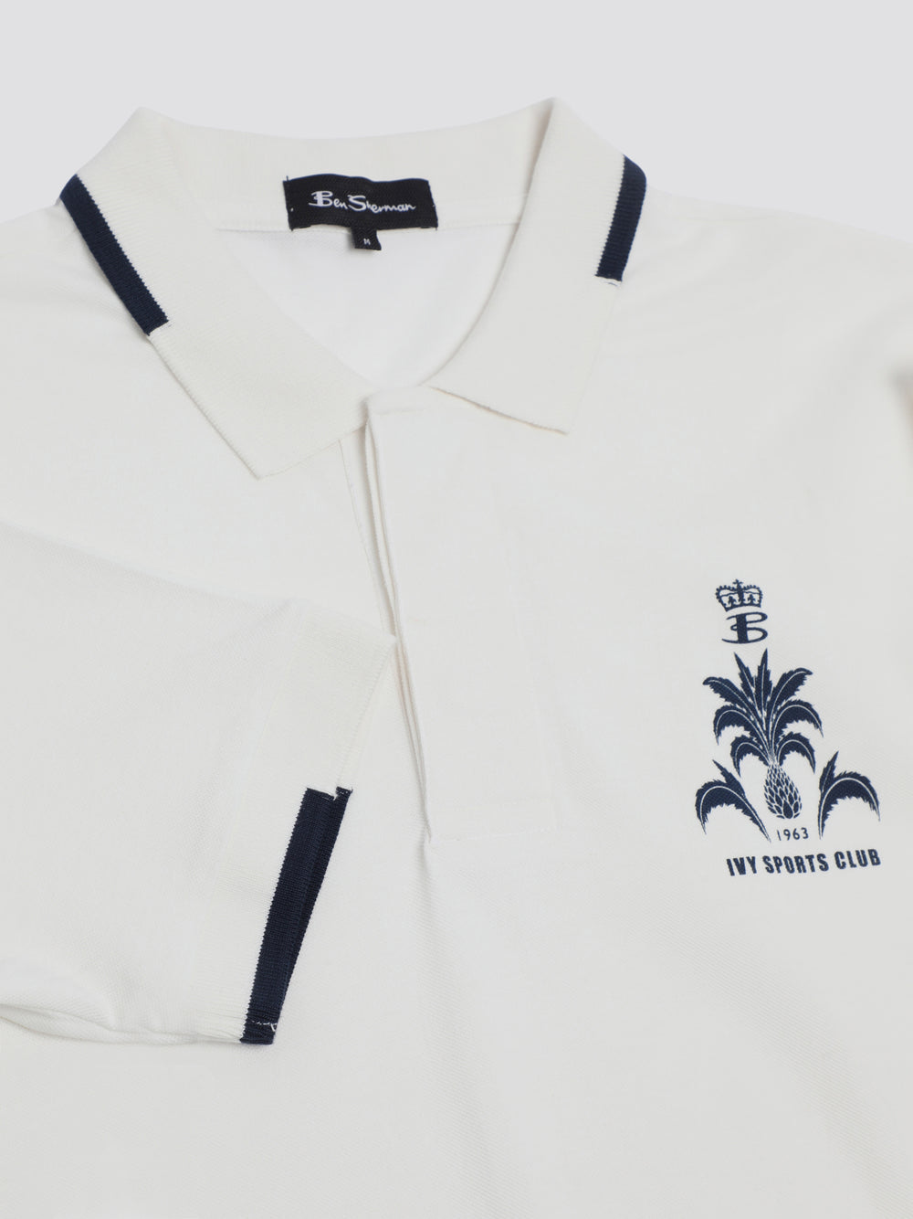 Camisa Polo Ben Sherman B by Ben Sherman Sports Club Embroidered Blancas | SZ8205391