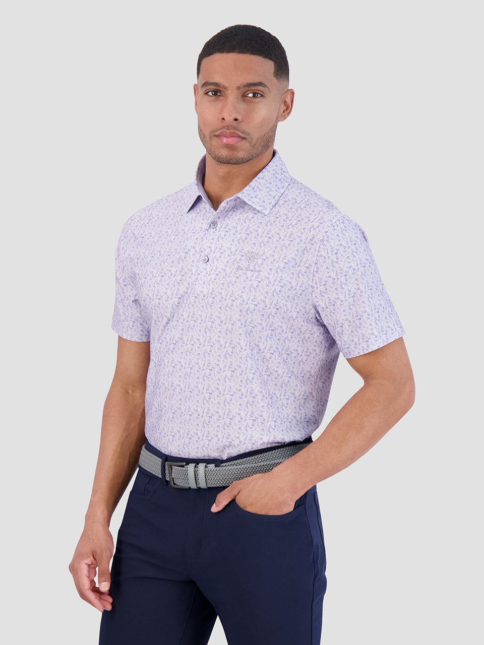 Camisa Polo Ben Sherman Mini Guitar Tech Jersey Sports Fit Moradas | NY0749231