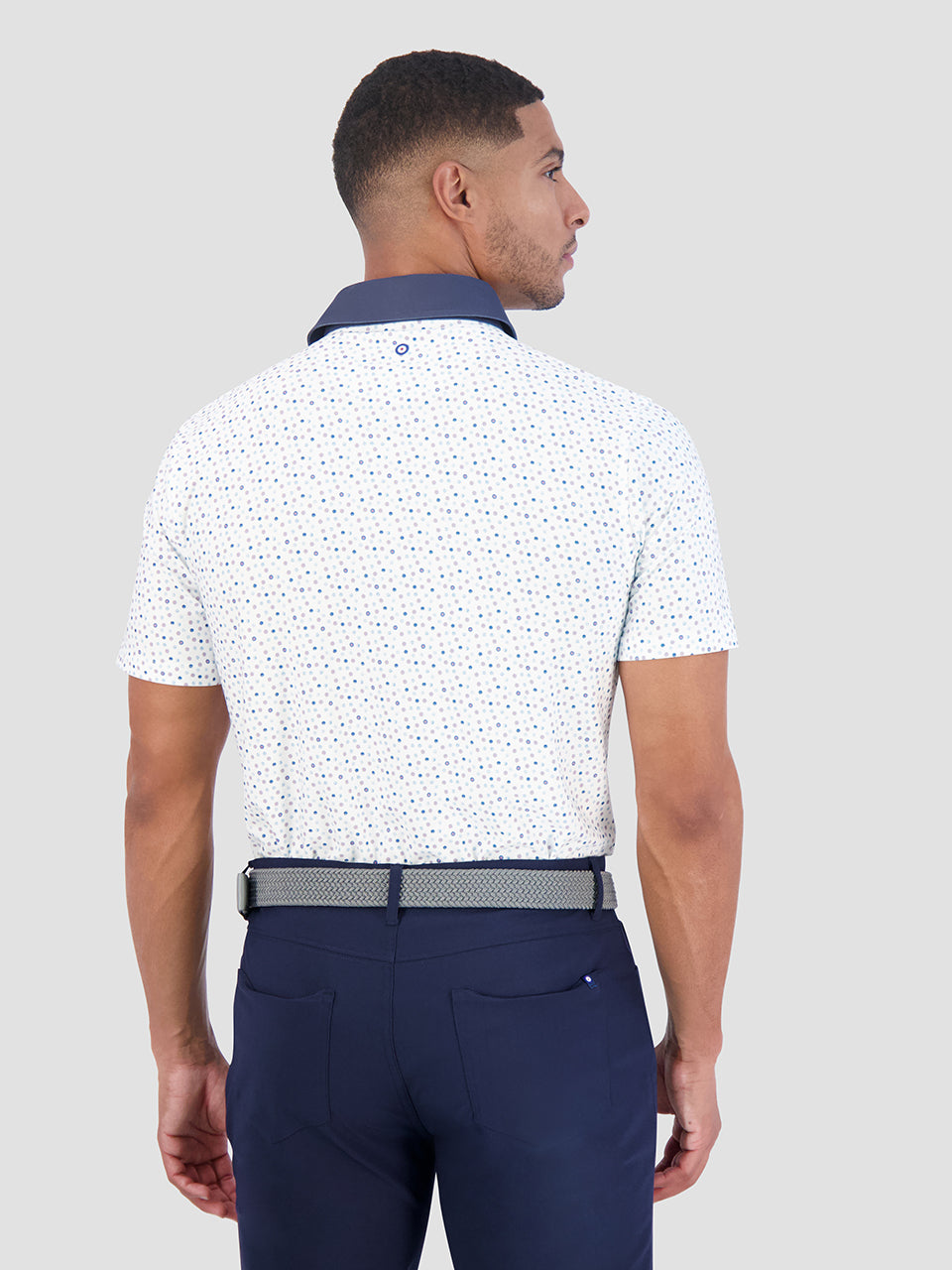 Camisa Polo Ben Sherman Polka Dots Tech Jersey Sports Fit Blancas | DF2174683