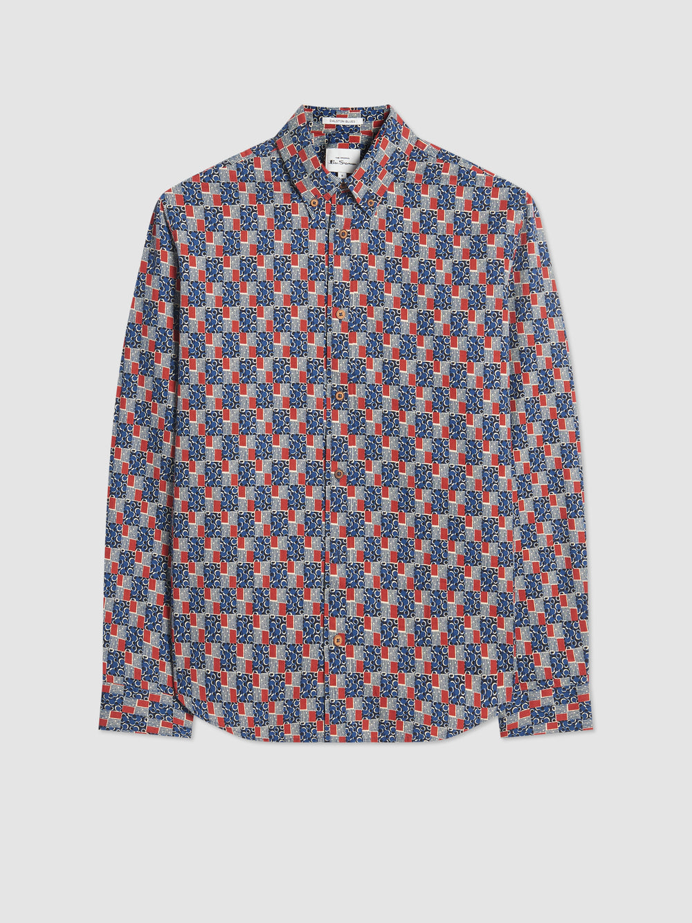 Camisas Ben Sherman 1950s Checkerboard Indigo | ZO3751062