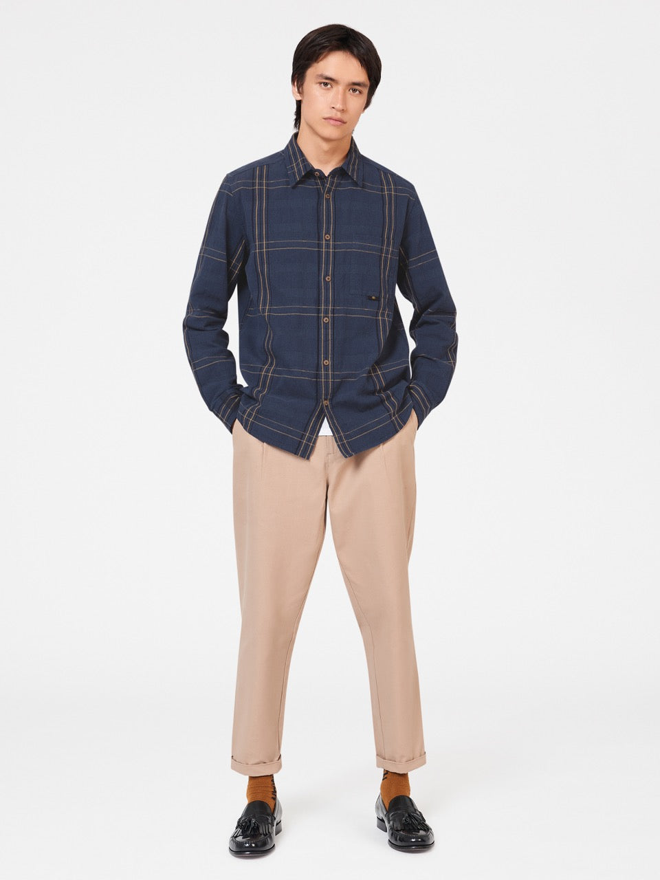 Camisas Ben Sherman B by Ben Sherman Indigo Check Indigo | ZM1378245