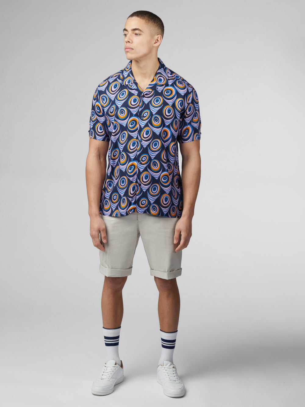 Camisas Ben Sherman B by Ben Sherman Psychedelic Print Moradas | NS9851740