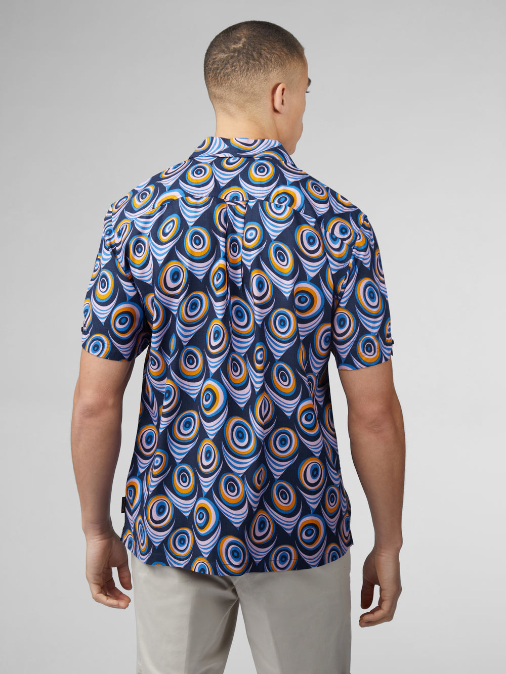 Camisas Ben Sherman B by Ben Sherman Psychedelic Print Moradas | NS9851740