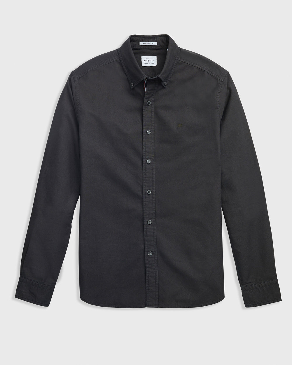 Camisas Ben Sherman Beatnik Oxford Garment Dye Negras | KP1496852