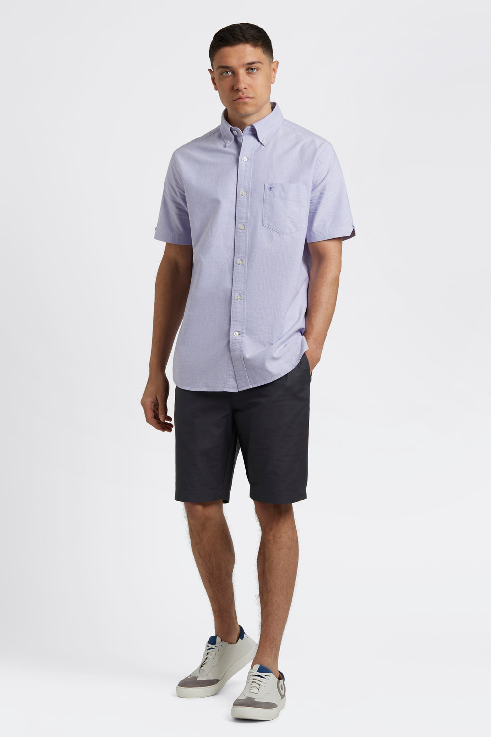 Camisas Ben Sherman Brighton Oxford Moradas | QH4856970