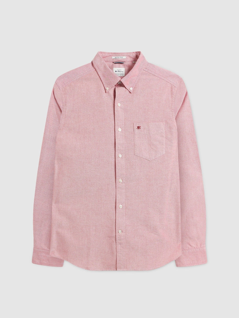 Camisas Ben Sherman Brighton Oxford Organic Rojas Claro | DZ8503167