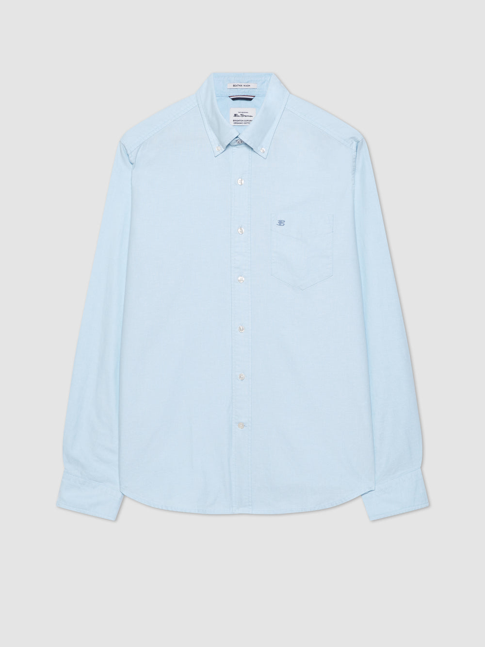 Camisas Ben Sherman Brighton Oxford Organic Azules | OK3591274