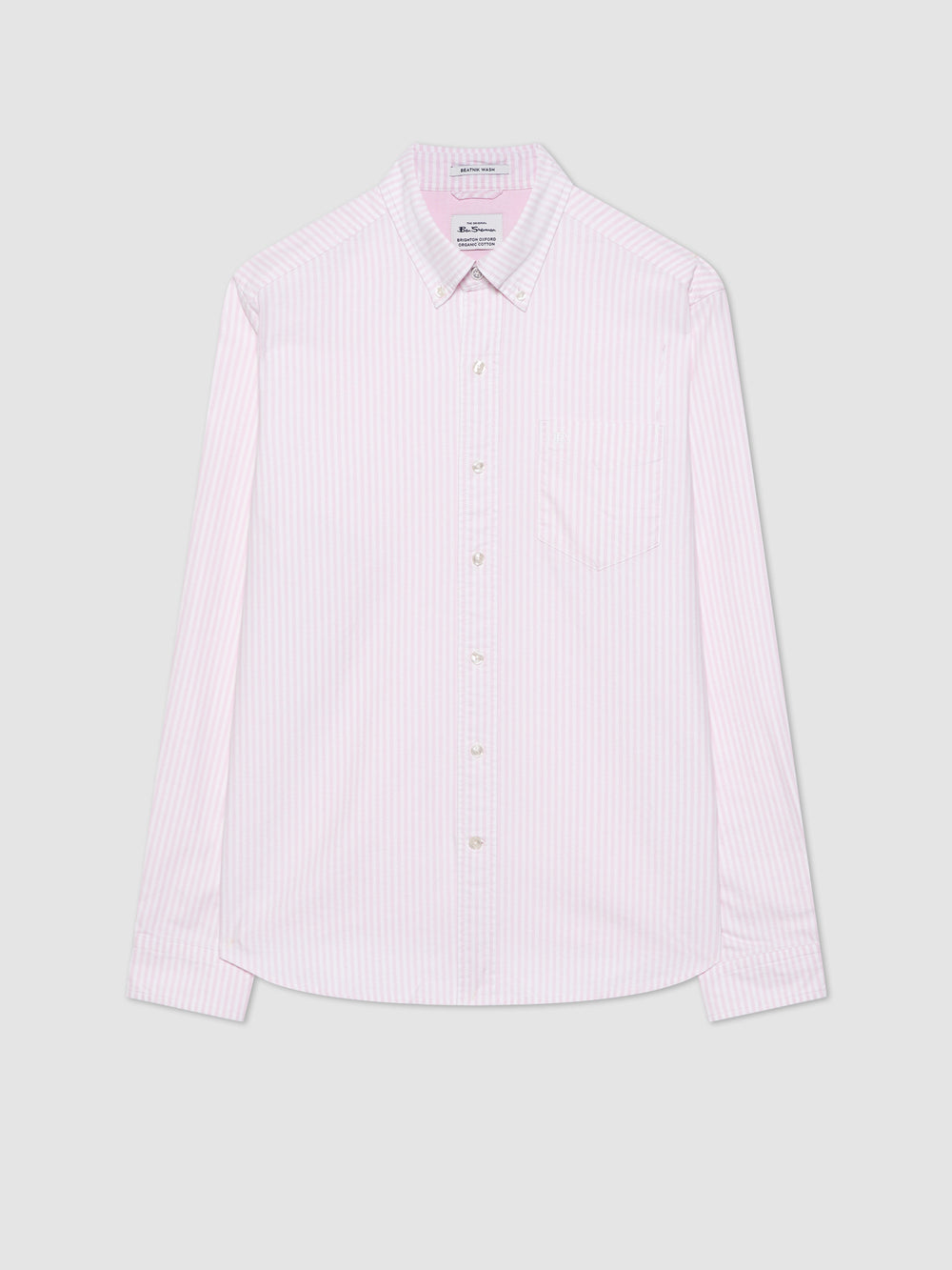 Camisas Ben Sherman Brighton Oxford Rosas Rayadas | YA9082163