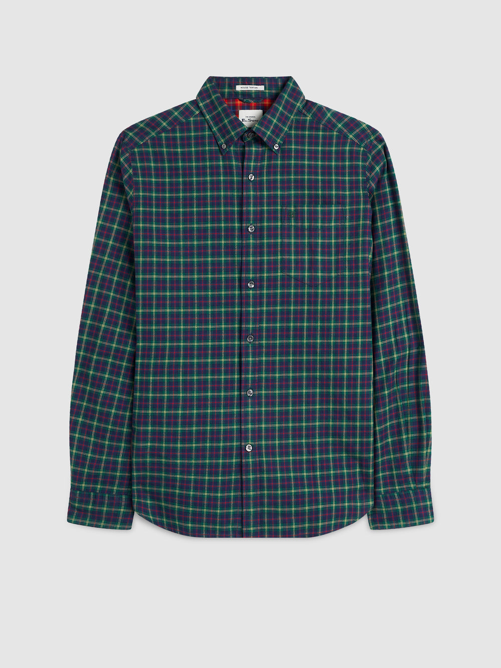 Camisas Ben Sherman House Tartan Twill Verde | YD3012795