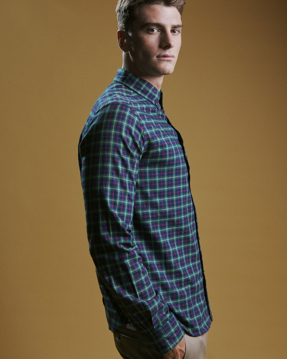 Camisas Ben Sherman House Tartan Twill Verde | YD3012795