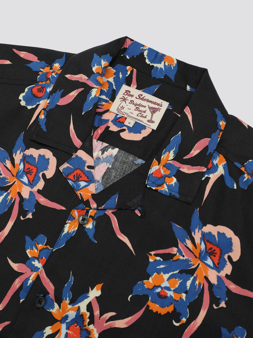 Camisas Ben Sherman Signature Botanical Print Negras | WR1360798