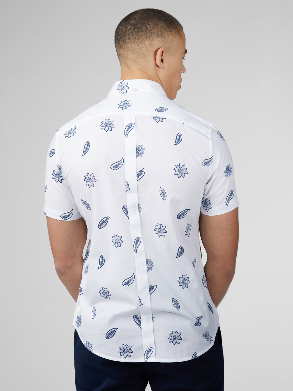 Camisas Ben Sherman Signature Floral Blancas | CQ0594763