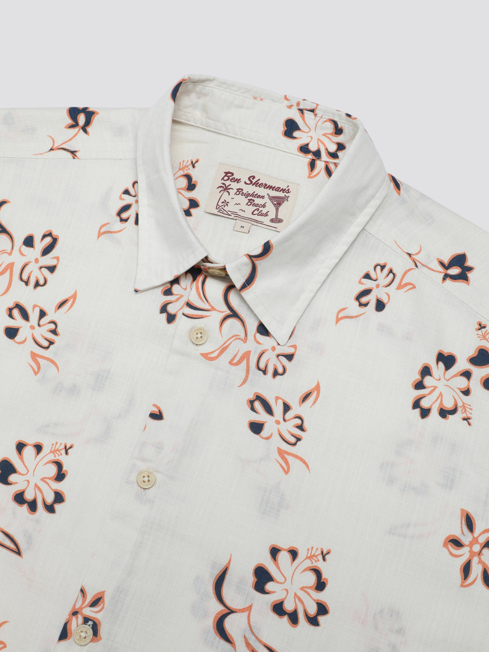 Camisas Ben Sherman Signature Linear Floral Blancas | TL1963540