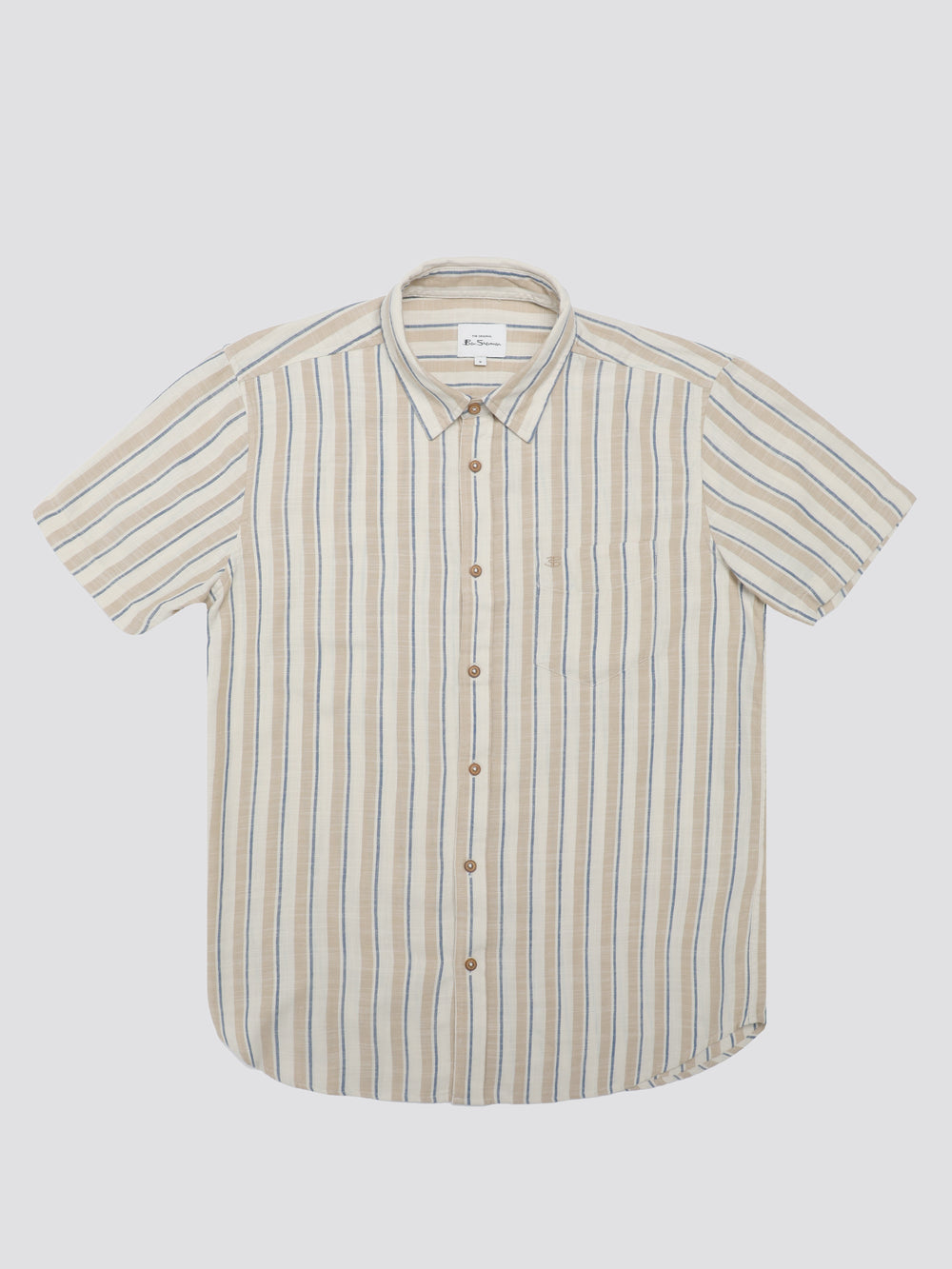 Camisas Ben Sherman Signature Mod Stripe Blancas | JT5764829