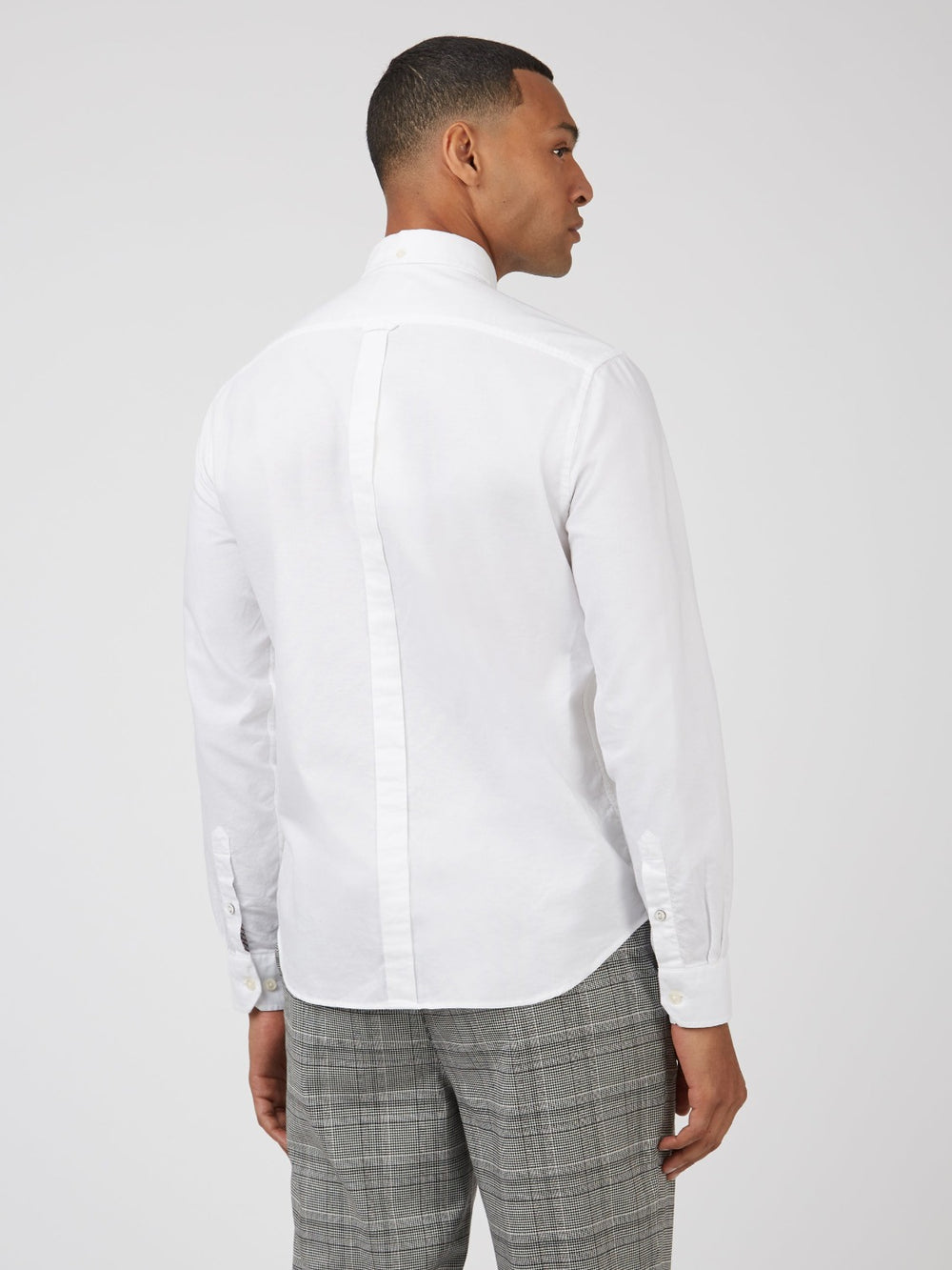 Camisas Ben Sherman Signature Organic Long-Sleeve Oxford Blancas | MF0213458