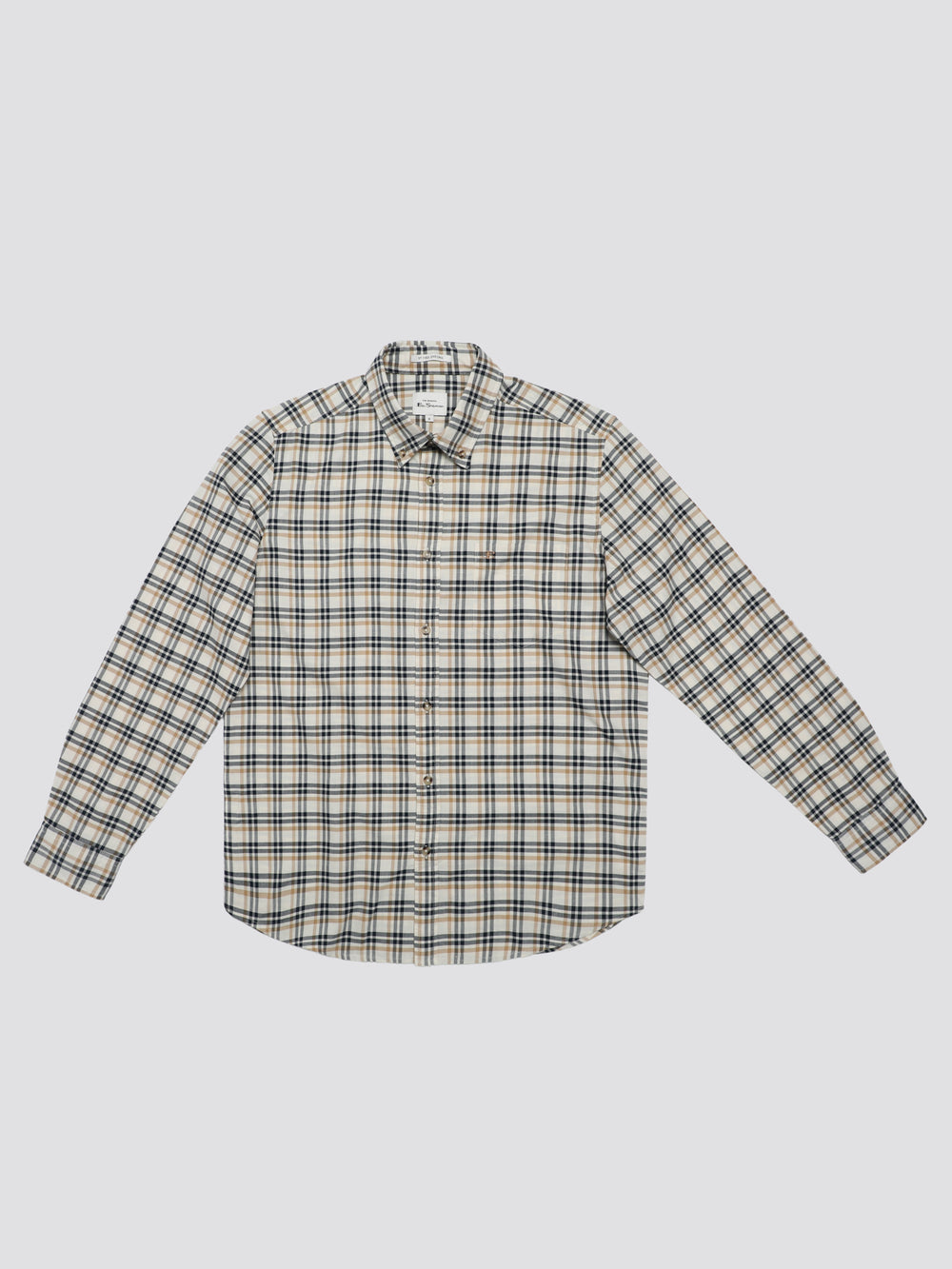 Camisas Ben Sherman Signature Oxford Check Blancas | MT8624350