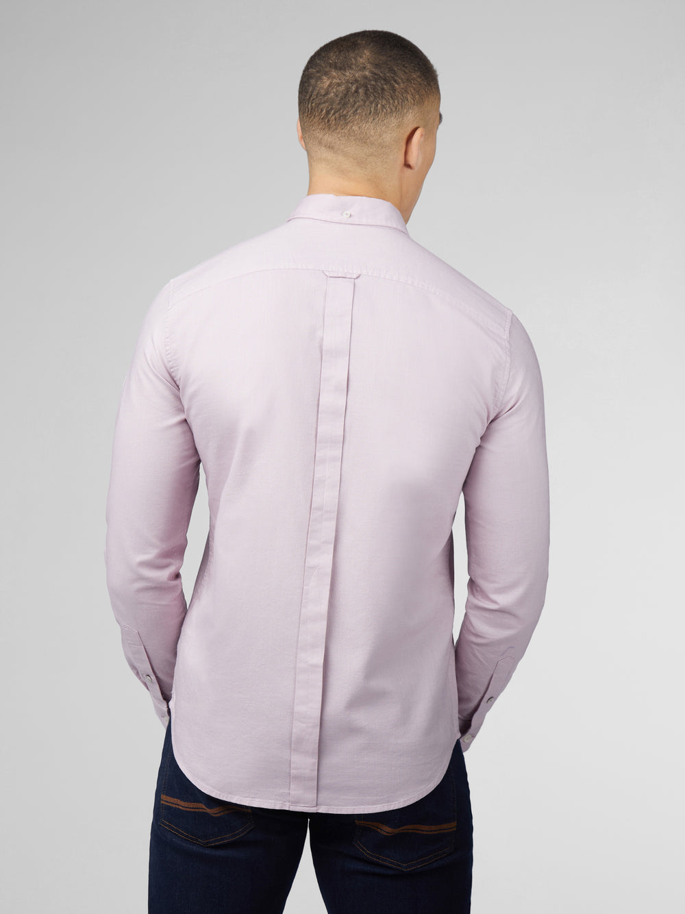 Camisas Ben Sherman Signature Oxford Long Sleeve Moradas | AD1095327