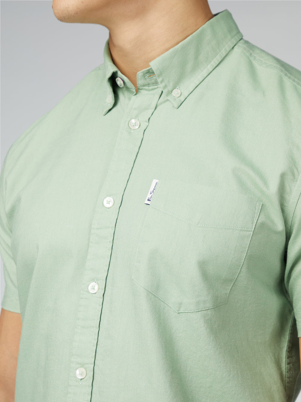 Camisas Ben Sherman Signature Short Sleeve Oxford Verde | YP2081946