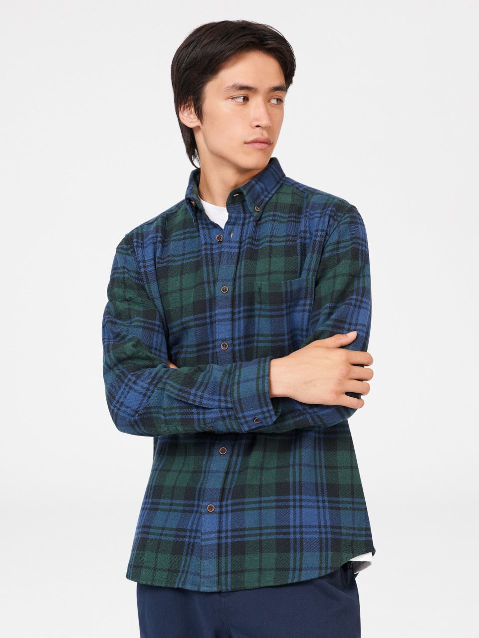 Camisas Ben Sherman Signature Tartan Check Verde | GN2805346