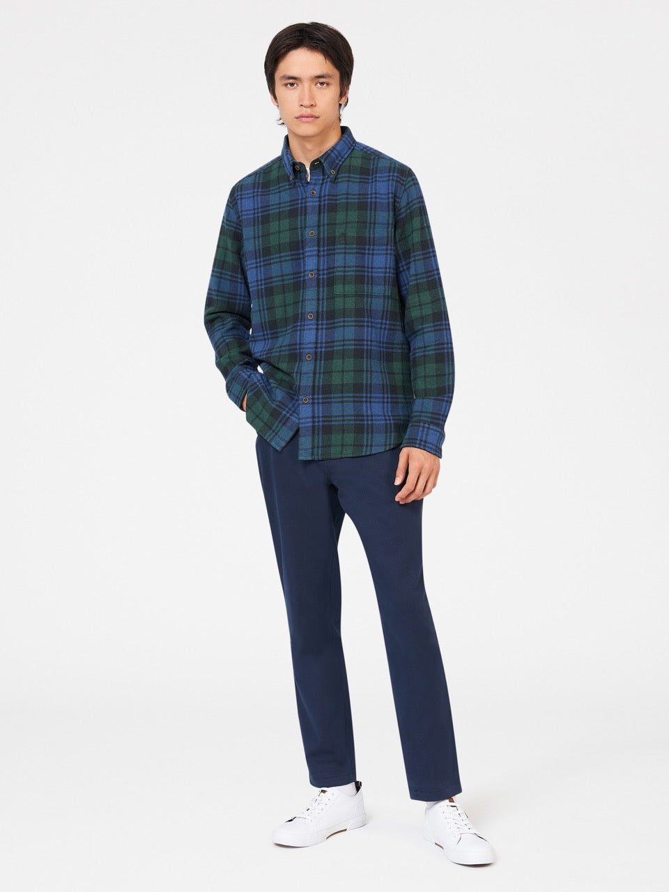 Camisas Ben Sherman Signature Tartan Check Verde | GN2805346