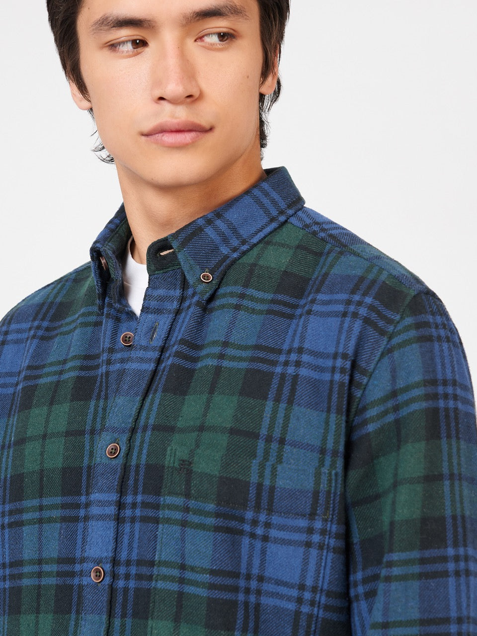 Camisas Ben Sherman Signature Tartan Check Verde | GN2805346