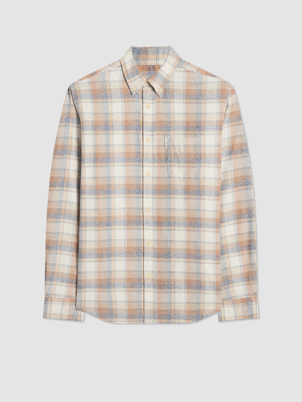 Camisas Ben Sherman Twisted Yarn Check Marrones | HQ7815943