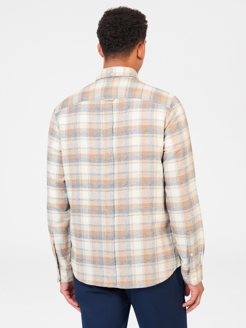 Camisas Ben Sherman Twisted Yarn Check Marrones | HQ7815943