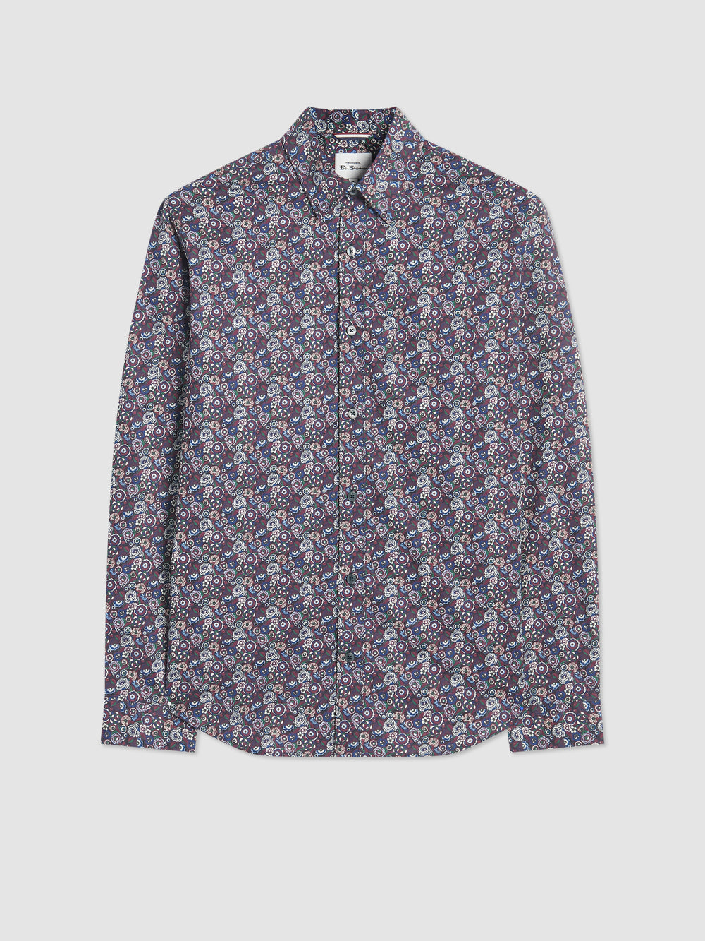 Camisas Ben Sherman Winter Floral Moradas | DG9761542