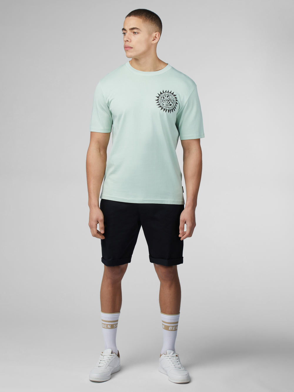 Camiseta Ben Sherman B by Ben Sherman Festival Poster Verde Menta | GV1438952