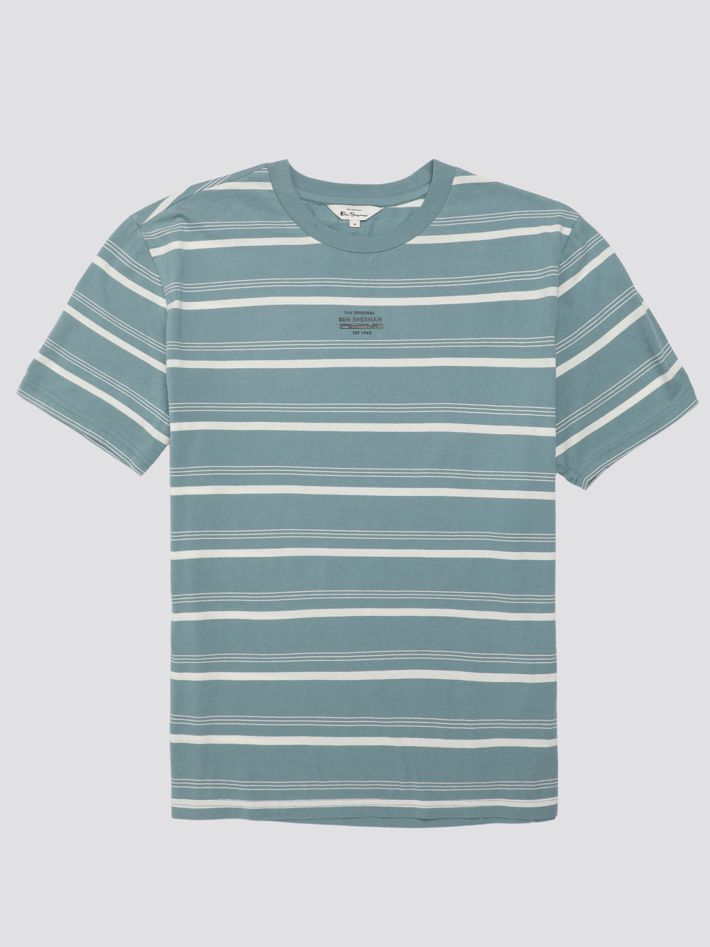 Camiseta Ben Sherman Fine Stripe Azules | BJ2014387