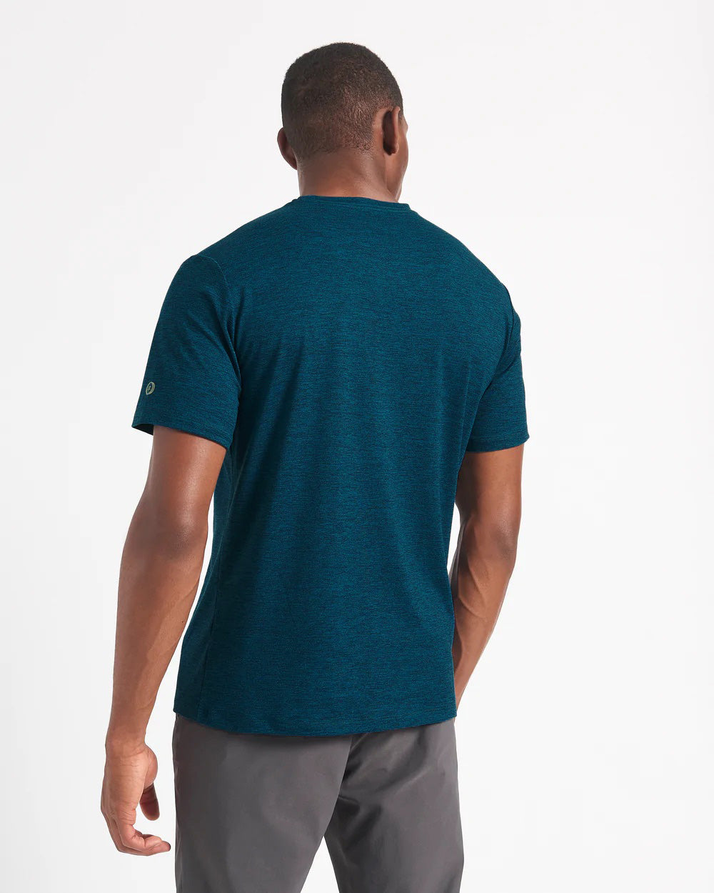 Camiseta Ben Sherman Performance Stretch Marl Heather Azul Marino | XE3654087