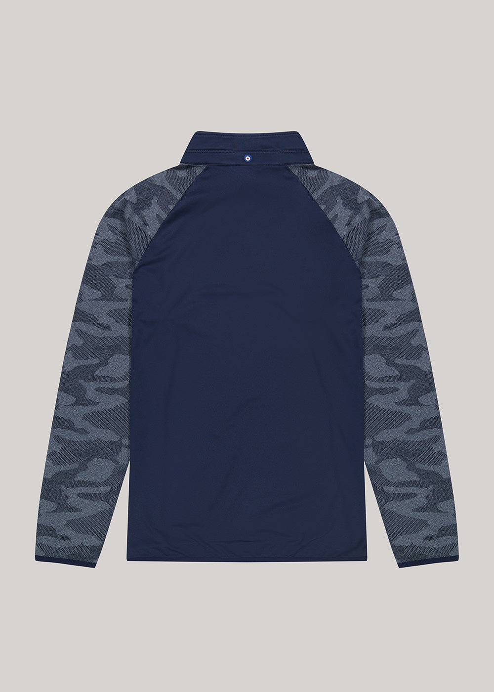 Chaquetas Ben Sherman Camo Jacq. Sleeve Quarter Zip Azul Marino | GB6893472