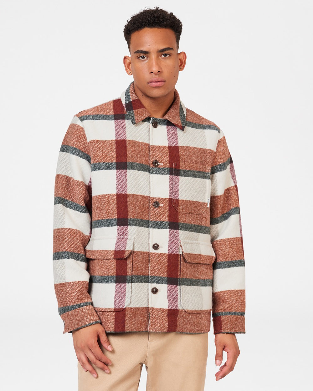 Chaquetas Ben Sherman Plaid Naranjas | NS1257863