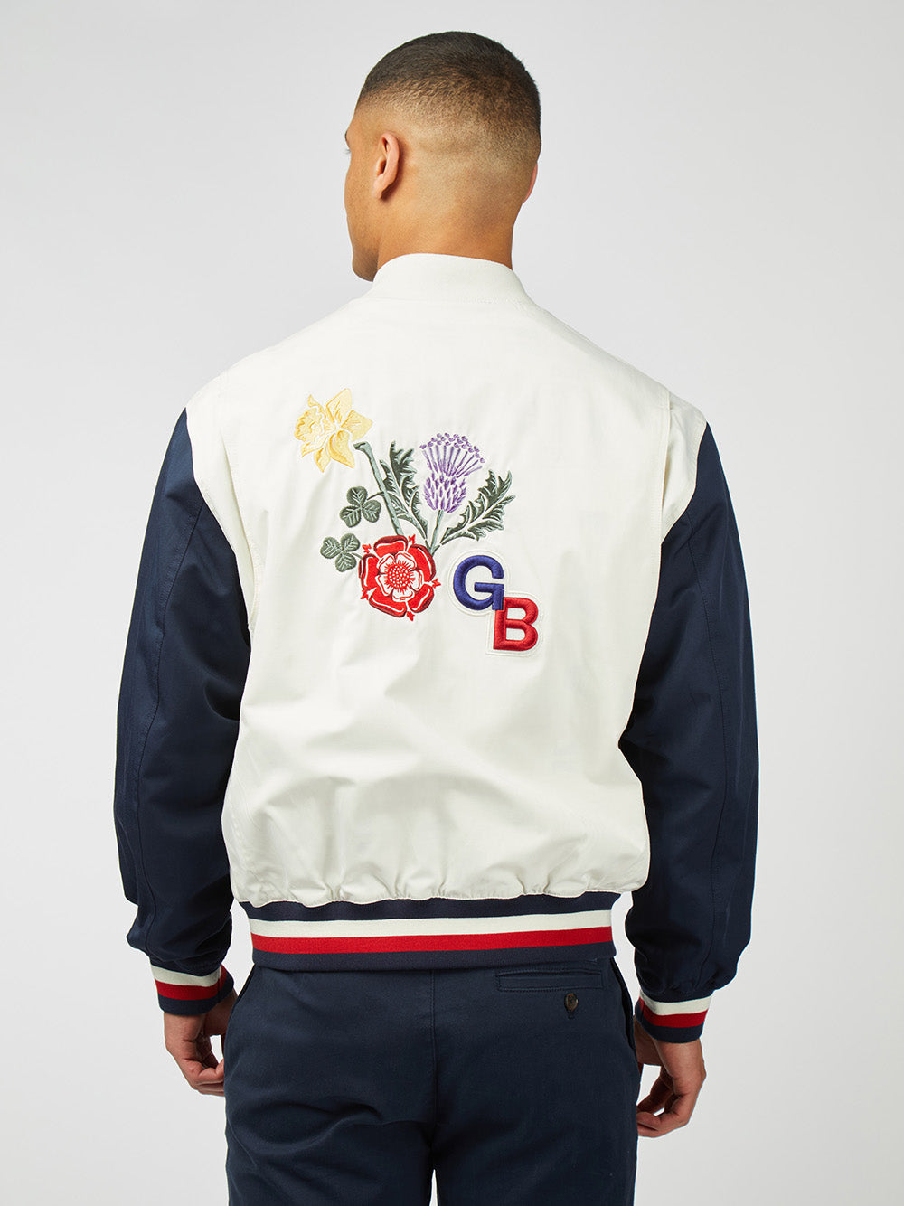 Chaquetas Ben Sherman Team GB Commercial Bomber Blancas | OL9263174