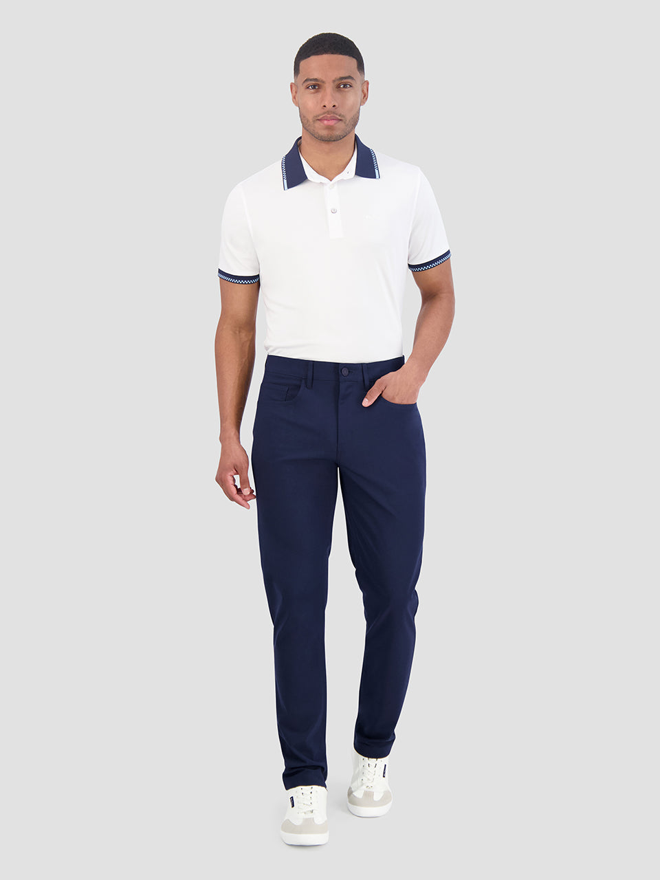 Pantalon Ben Sherman 4Way Stretch Tech Regular Azul Marino | EH8690432