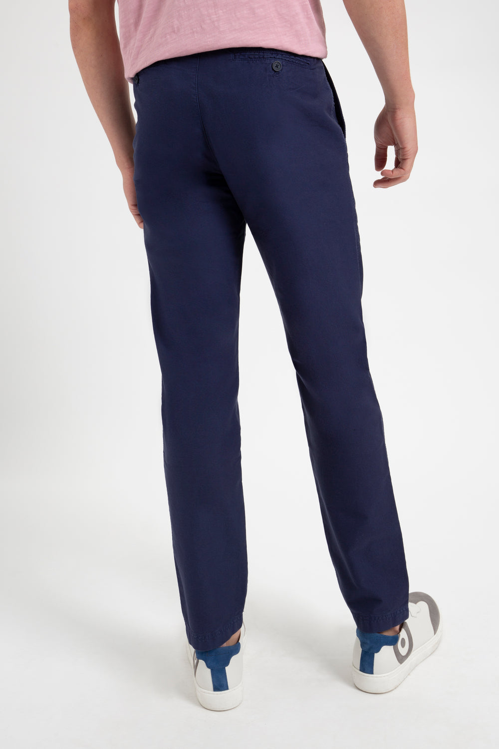 Pantalon Ben Sherman Beatnik Oxford Slim Taper Garment Dye Chino Azul Marino | FJ1968340