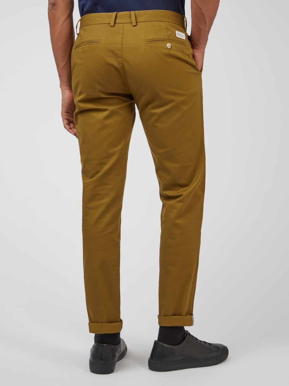 Pantalon Ben Sherman Signature Slim Stretch Chino Marrones | JS1074965