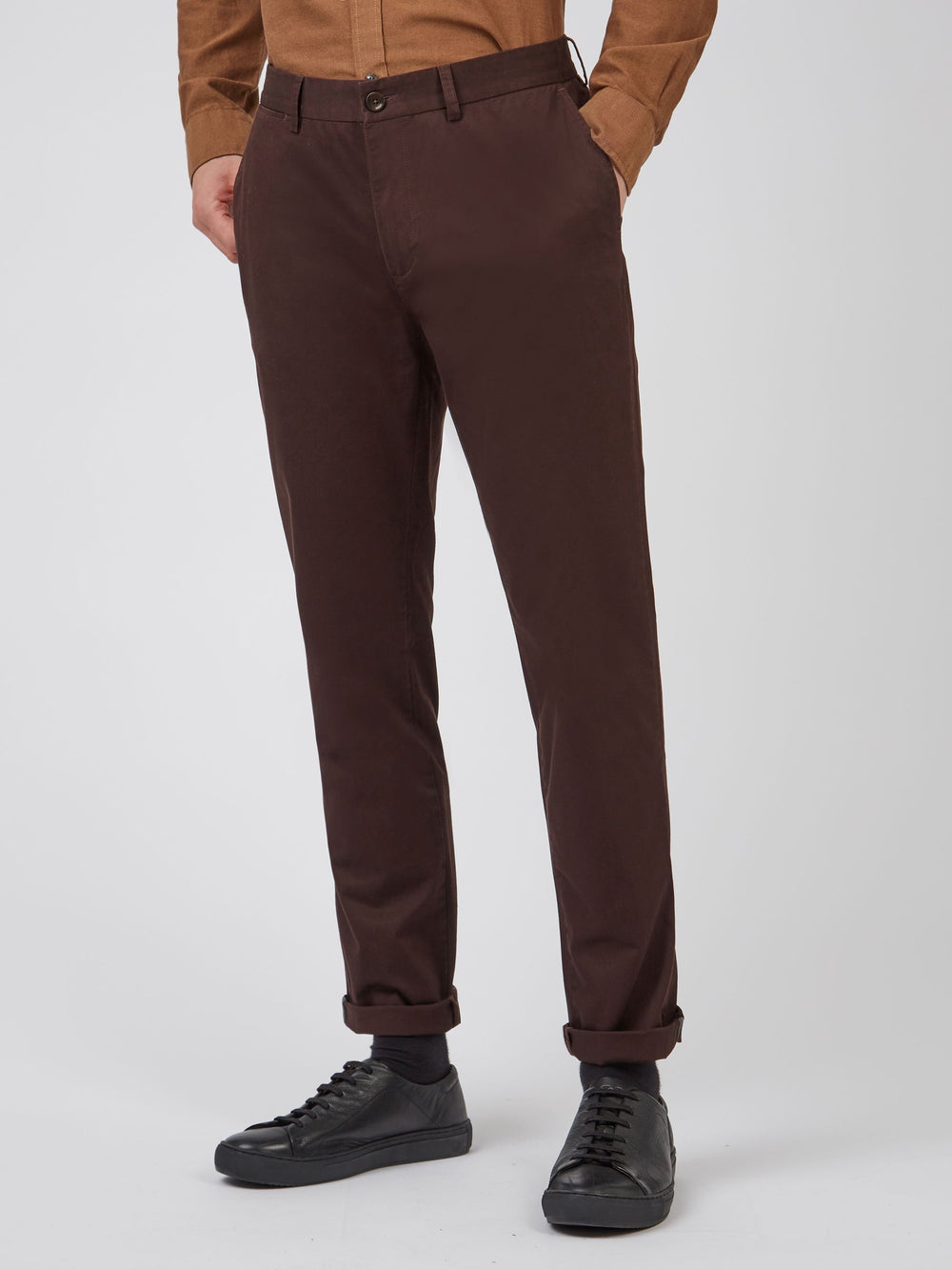 Pantalon Ben Sherman Signature Slim Stretch Chino Rojas | BG5810723