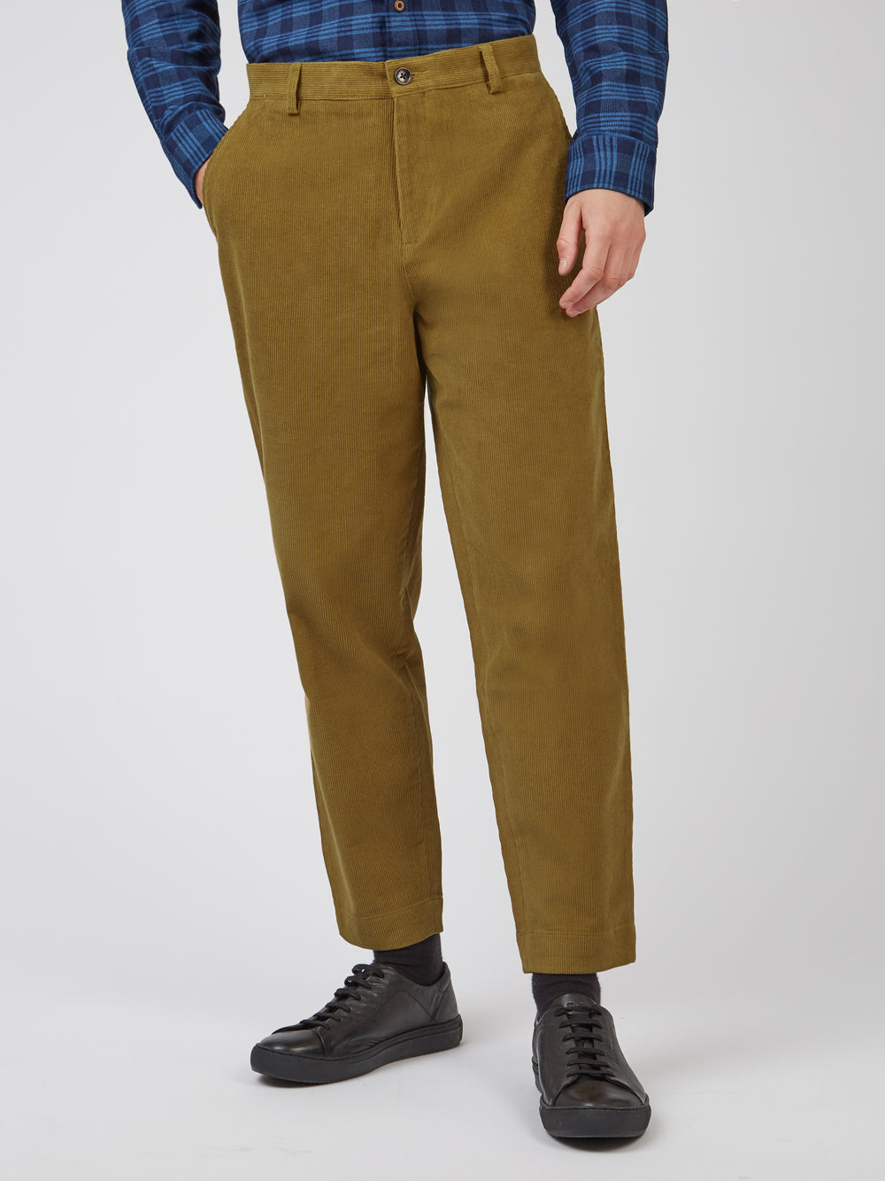 Pantalon Ben Sherman Tapered Corduroy Marrones | XQ4867351