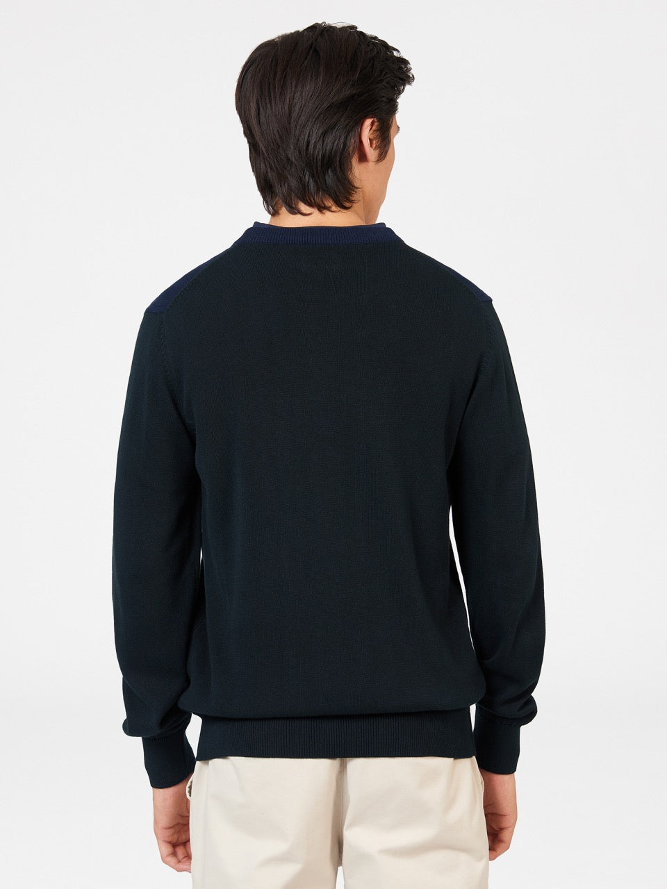 Prendas De Punto Ben Sherman Chest Stripe Crewneck Negras | OR2986315