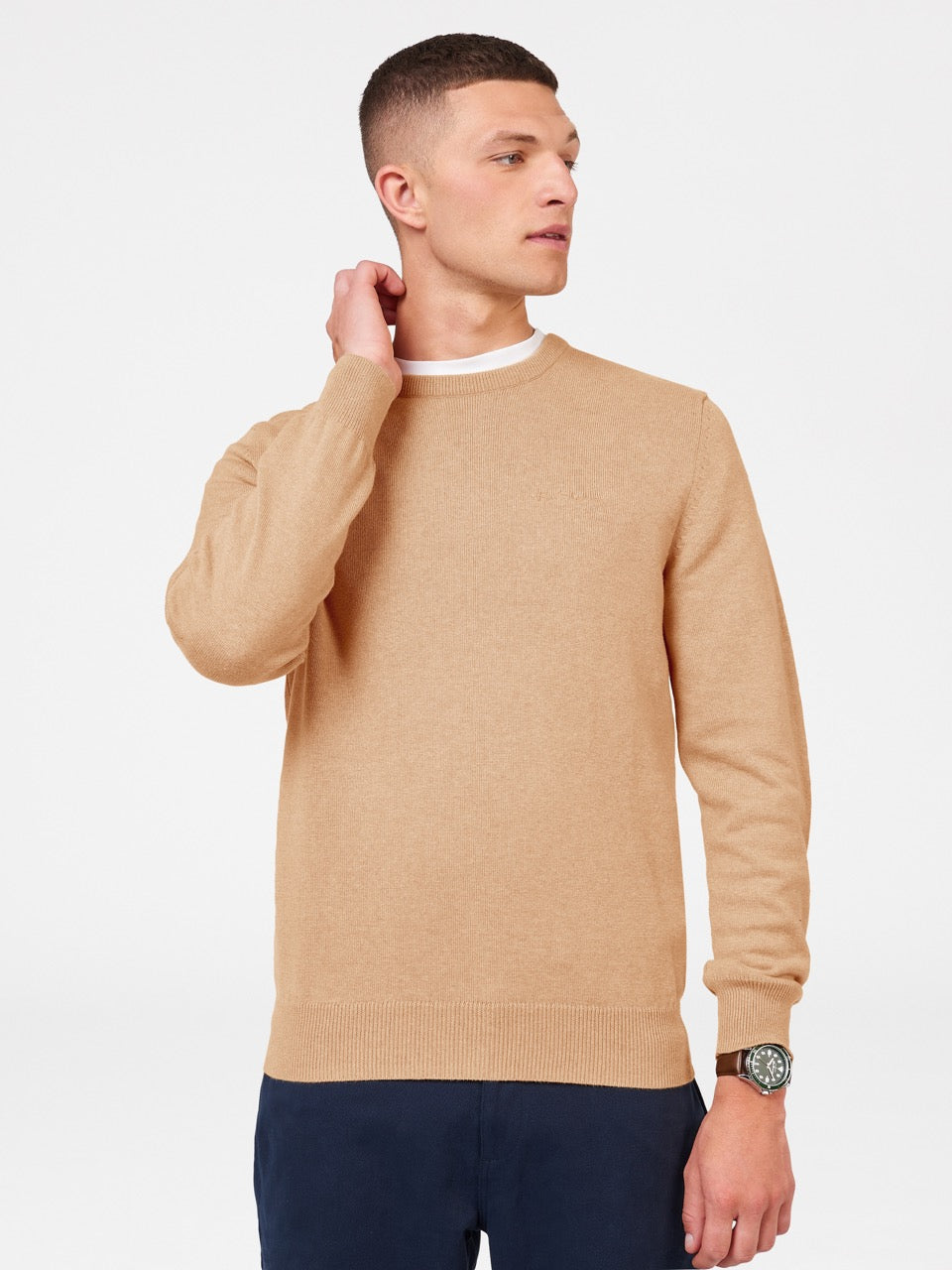 Prendas De Punto Ben Sherman Signature Crewneck Gris | KQ1945087